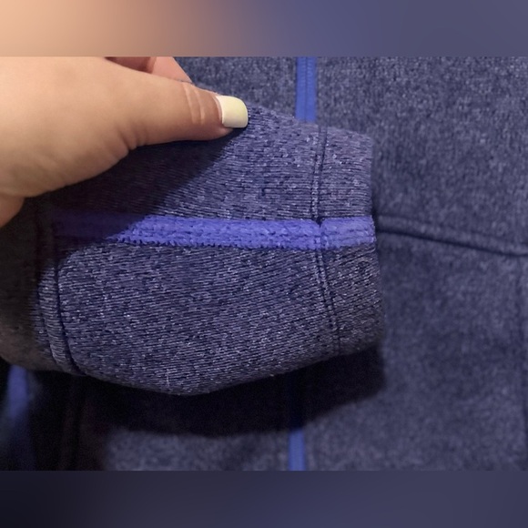 Girls The North Face Purple Fleece Lined Zippered Sweater Jacket.‎ Size XL (18). - Picture 4 of 7